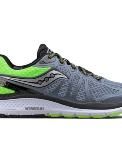 Fitness Mania - Saucony Echelon 6 - Mens Running Shoes - Grey/Green