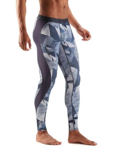 Fitness Mania - Skins DNAmic Mens Compression Long Tights - Havana Blizzard