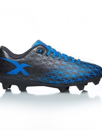 Fitness Mania - XBlades Flash Junior 18 - Kids Boys Football Boots - Blue/Nine Iron