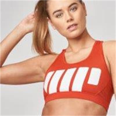 Fitness Mania - Beat Sports Bra - L - Clay Red