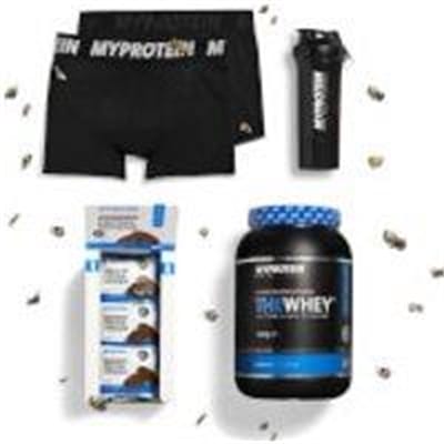 Fitness Mania - Gifts for Him Bundle - M - Decadent Milk Chocolate - Navy