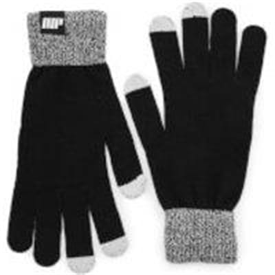 Fitness Mania - Knitted Gloves – Black - L/XL - Black