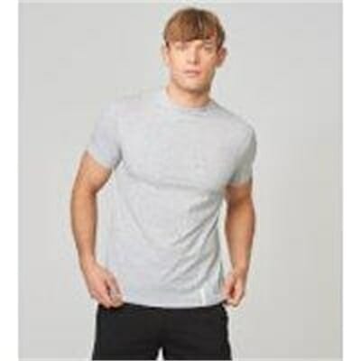 Fitness Mania - Luxe Classic Crew - L - Grey Marl