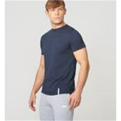 Fitness Mania - Luxe Classic Crew - L - Navy