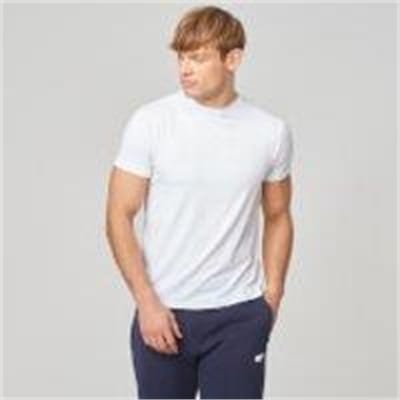 Fitness Mania - Luxe Classic Crew - M - White