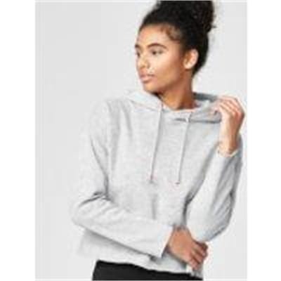 Fitness Mania - Luxe Classic Hoodie - XS - Grey Marl