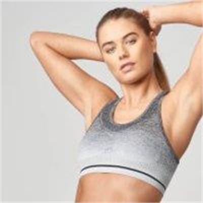 Fitness Mania - Seamless Ombre Bra - L - Black