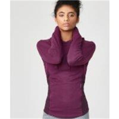 Fitness Mania - Superlite Slim Fit Pullover Hoodie - S - Plum