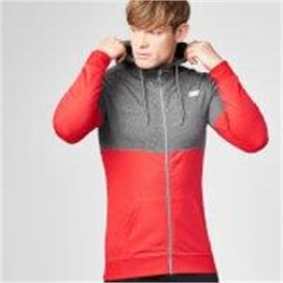 Fitness Mania - Superlite Zip-Up Hoodie - XL - Red