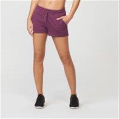 Fitness Mania - Tru-Fit Sweatshorts - L - Plum