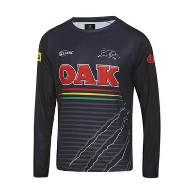 Fitness Mania - Penrith Panthers Youth Warm Up LS Tee 2018