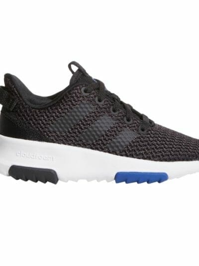 Fitness Mania - Adidas Cloudfoam Racer TR - Kids Boys Running Shoes - Black/Black/White