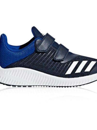 Fitness Mania - Adidas FortaRun Velcro - Kids Boys Running Shoes - Collegiate Navy/White/Collegiate Royal