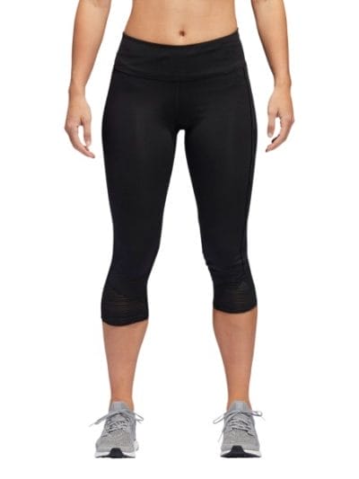 Fitness Mania - Adidas How We Do Womens 3/4 Running Tights - Black