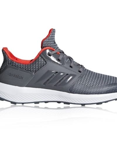 Fitness Mania - Adidas RapidaRun - Kids Boys Running Shoes - Grey/Red
