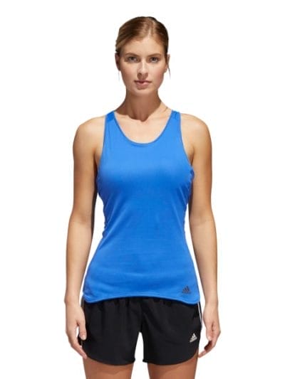 Fitness Mania - Adidas Response Light Speed Womens Running Tank Top - Blue