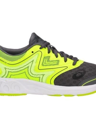 Fitness Mania - Asics Gel Noosa GS - Kids Boys Running Shoes - Carbon/Safety Yellow/Mid Grey