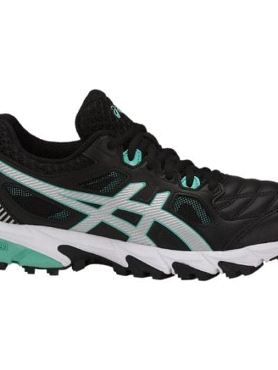 Fitness Mania - Asics Gel Trigger 12 - Womens Running Shoes - Black/Silver/Opal Green