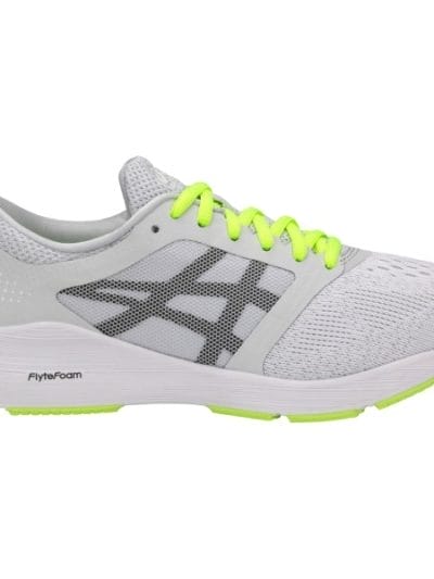 Fitness Mania - Asics Roadhawk FF - Womens Running Shoes - Glacier Grey/Black/Safety Yellow