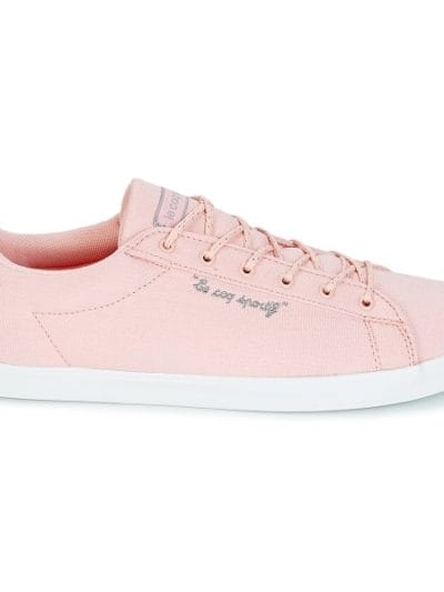 Fitness Mania - Le Coq Sportif Agate Lo Canvas/Metallic - Womens Casual Shoes - English Rose/Old Silver