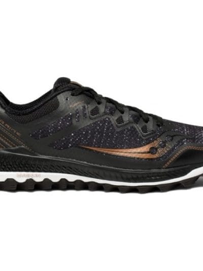 Fitness Mania - Saucony Peregrine 8 - Mens Trail Running Shoes - Black/Denim/Copper