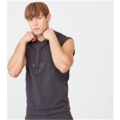 Fitness Mania - Form Sleeveless Hoodie - L - Slate