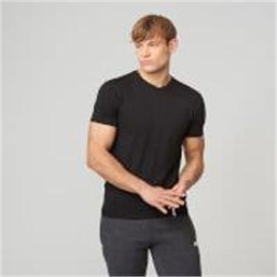 Fitness Mania - Luxe Classic V-Neck T-Shirt - XL - Black