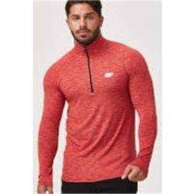 Fitness Mania - Performance Long-Sleeve ¼ Zip-Top - XS - Black