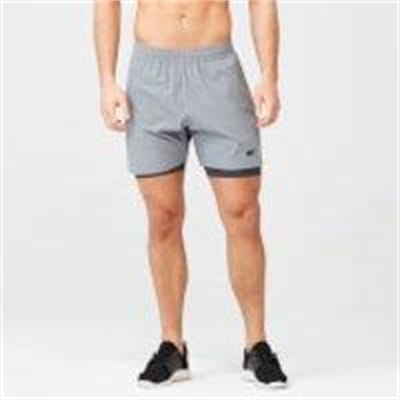 Fitness Mania - Power Shorts - XL - Grey Marl