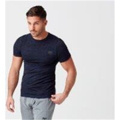 Fitness Mania - Sculpt Seamless T-Shirt - L - Navy