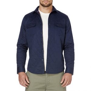 Fitness Mania - LONG SLEEVE QUILTED TWILL SHIRT