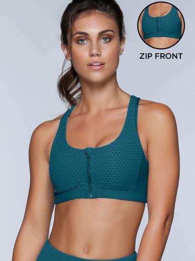 Fitness Mania - Game Changer Zip Sports Bra