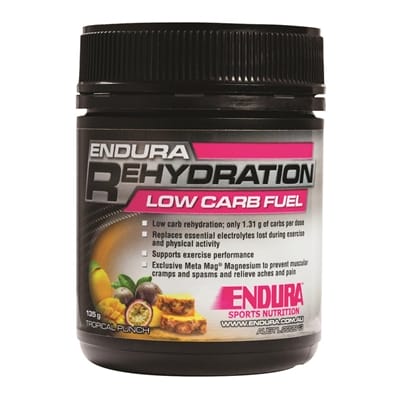 Fitness Mania - Endura Rehydration Low Carb Fuel Tropical 135g