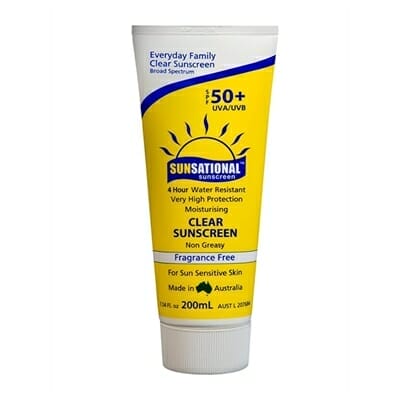 Fitness Mania - Sunsational Sunscreen 200ml SPF50 Tube 4 Pack