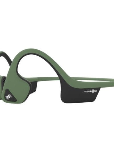Fitness Mania - AfterShokz Trekz AIR Bone Conduction Open Ear Headphones - Forest Green