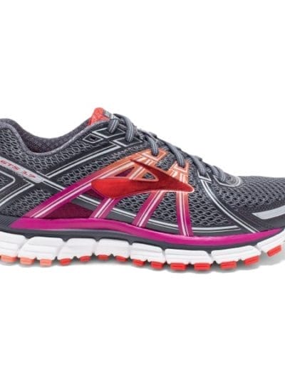 Fitness Mania - Brooks Adrenaline GTS 17 - Womens Running Shoes - Anthracite/Festival Fuchsia