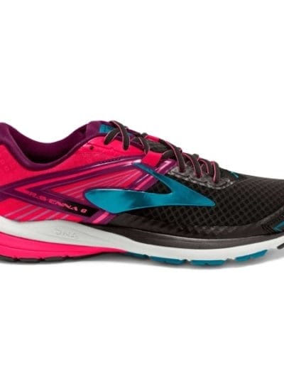 Fitness Mania - Brooks Ravenna 8 - Womens Running Shoes - Black/Diva Pink/Plum Caspia
