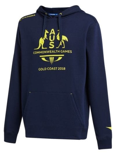Fitness Mania - Diadora Commonwealth Games Kids Training Hoodie - Navy
