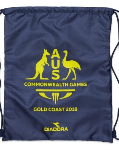 Fitness Mania - Diadora Commonwealth Games Supporters Drawstring Bag - Navy