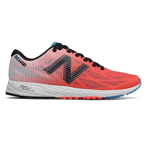 Fitness Mania - New Balance 1400v6 - Womens Running Shoes - Vivid Coral/Black/Maldives Blue