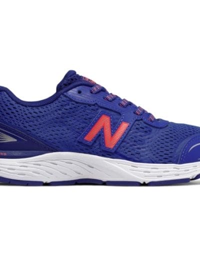 Fitness Mania - New Balance 680v5 - Kids Boys Running Shoes - Pacific/Dynamite