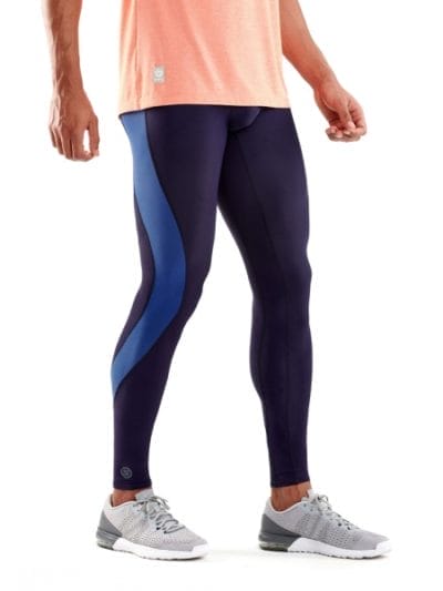 Fitness Mania - Skins DNAmic Mens Compression Long Tights - Mariner