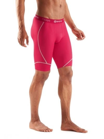 Fitness Mania - Skins DNAmic Team Mens Compression Half Tights - Red