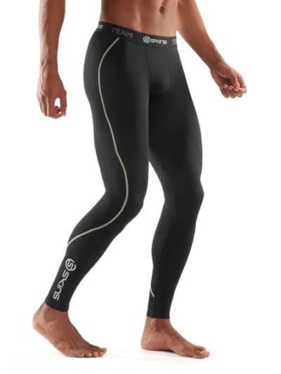 Fitness Mania - Skins DNAmic Team Mens Compression Long Tights - Black