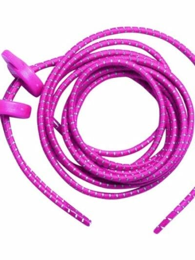 Fitness Mania - Zone3 Elastic Running/Triathlon Shoe Laces - Neon Pink
