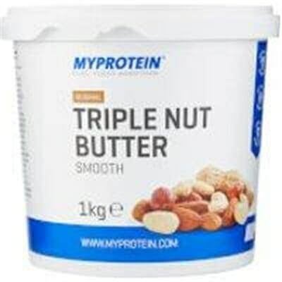 Fitness Mania - Triple Nut Butter - 1kg - Tub - Unflavoured