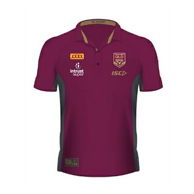Fitness Mania - QLD State of Origin Kids Bamboo Polo 2018