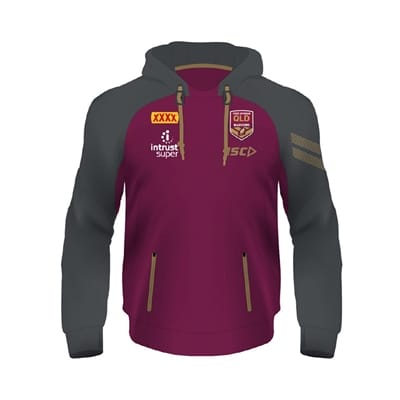 Fitness Mania - QLD State of Origin Pullover Squad Hoody 2018