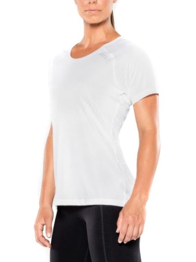 Fitness Mania - 2XU X-Vent Womens Running T-Shirt - White
