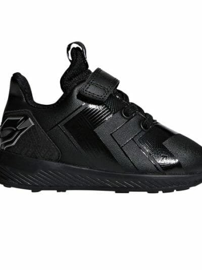 Fitness Mania - Adidas Avengers Black Panther RapidaRun - Toddler Boys Running Shoes - Black/Silver